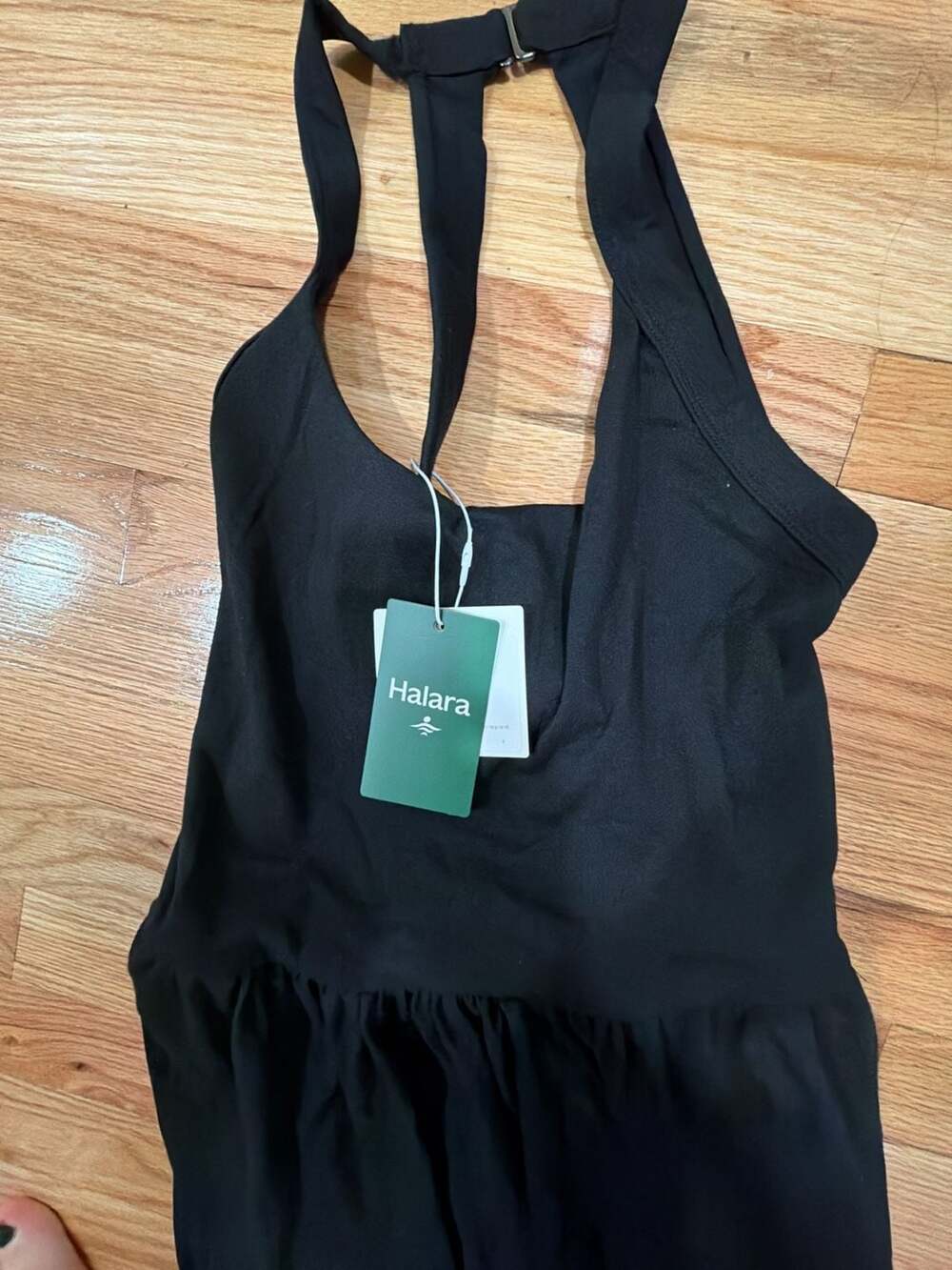 Halara Black Halter Jumpsuit - Picture 2 of 3